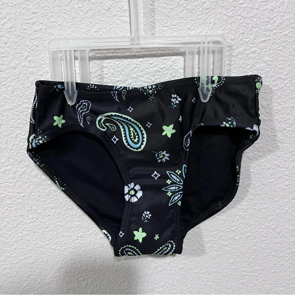 Justice black patterned